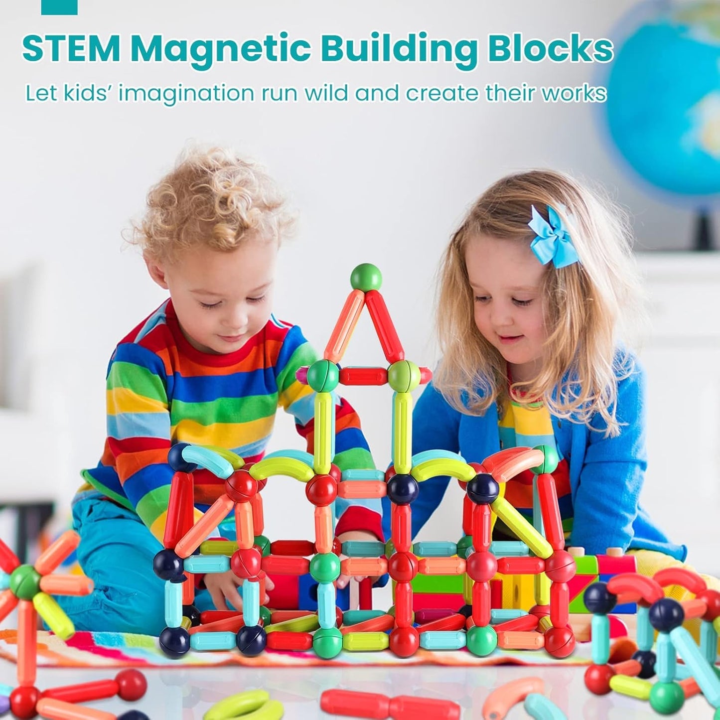 MagnaBuild⢠- Building Stick Set