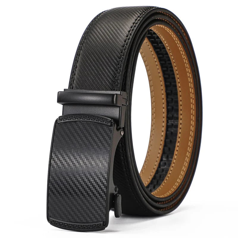 Titan™ - Leather Ratchet Belt With Adjustable Buckle