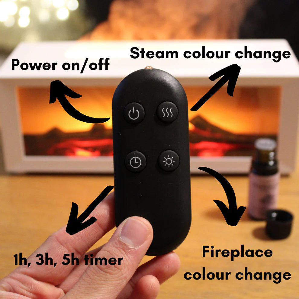 SerenityFlame™ - Fireplace Oil Diffuser (+FREE Essential Oil)