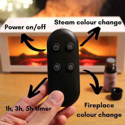 SerenityFlame™ - Fireplace Oil Diffuser (+FREE Essential Oil)