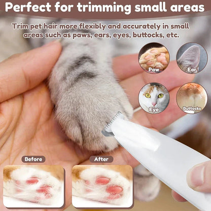 PawPerfect™ - Waterproof Rechargeable Pet Shaver With LED Light
