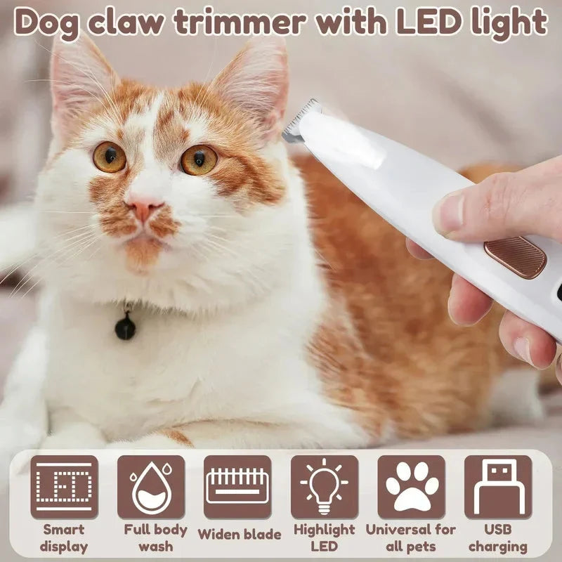 PawPerfect™ - Waterproof Rechargeable Pet Shaver With LED Light