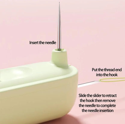 SwiftStitch™ - 2-in-1 Needle Threader & Seam Ripper Tool (2PCS)