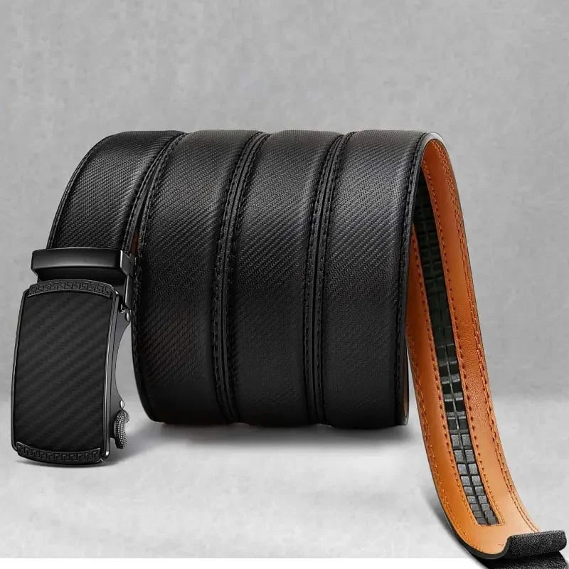Titan™ - Leather Ratchet Belt With Adjustable Buckle