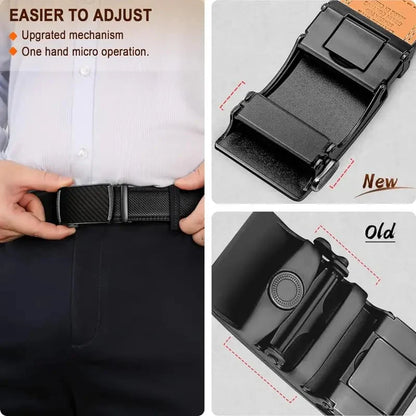Titan™ - Leather Ratchet Belt With Adjustable Buckle