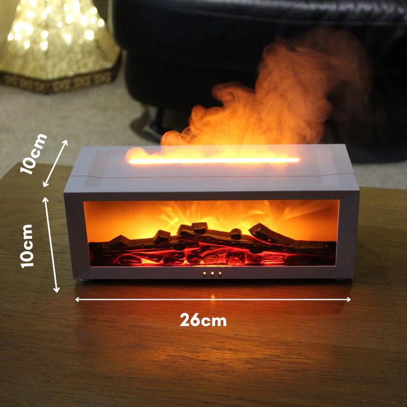 SerenityFlame™ - Fireplace Oil Diffuser (+FREE Essential Oil)