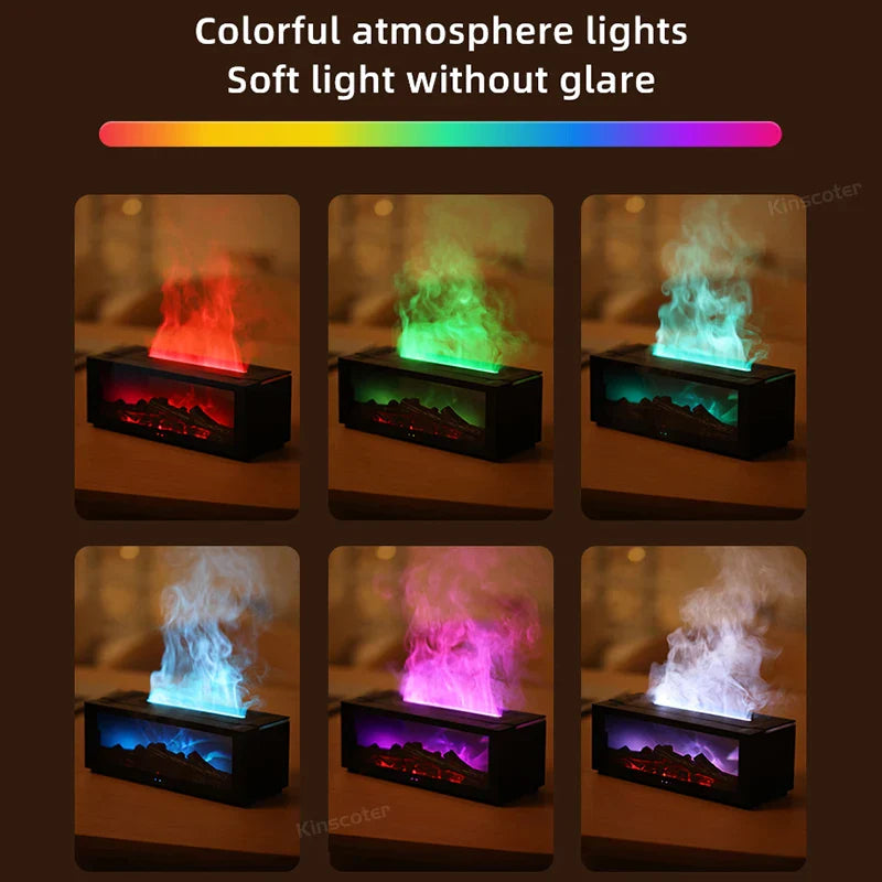 SerenityFlame™ - Fireplace Oil Diffuser (+FREE Essential Oil)