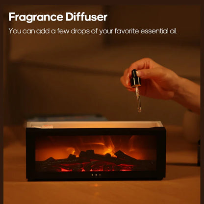 SerenityFlame™ - Fireplace Oil Diffuser (+FREE Essential Oil)