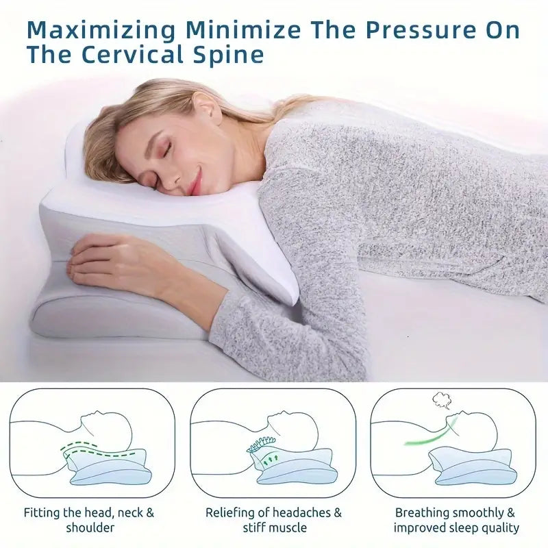 ComfortAlign™ - PREMIUM ERGONOMIC PILLOW