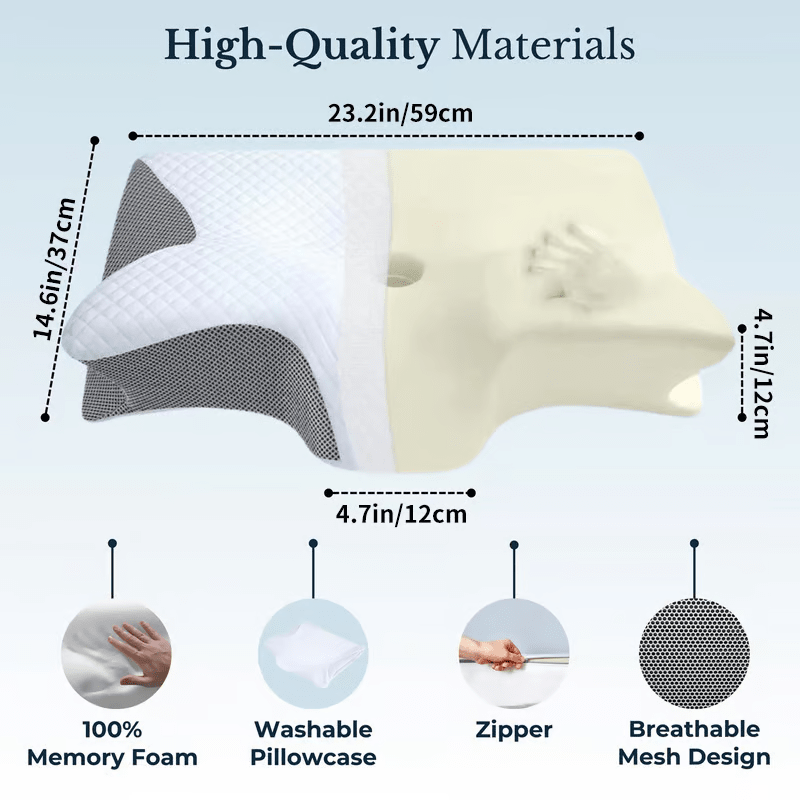 ComfortAlign™ - PREMIUM ERGONOMIC PILLOW