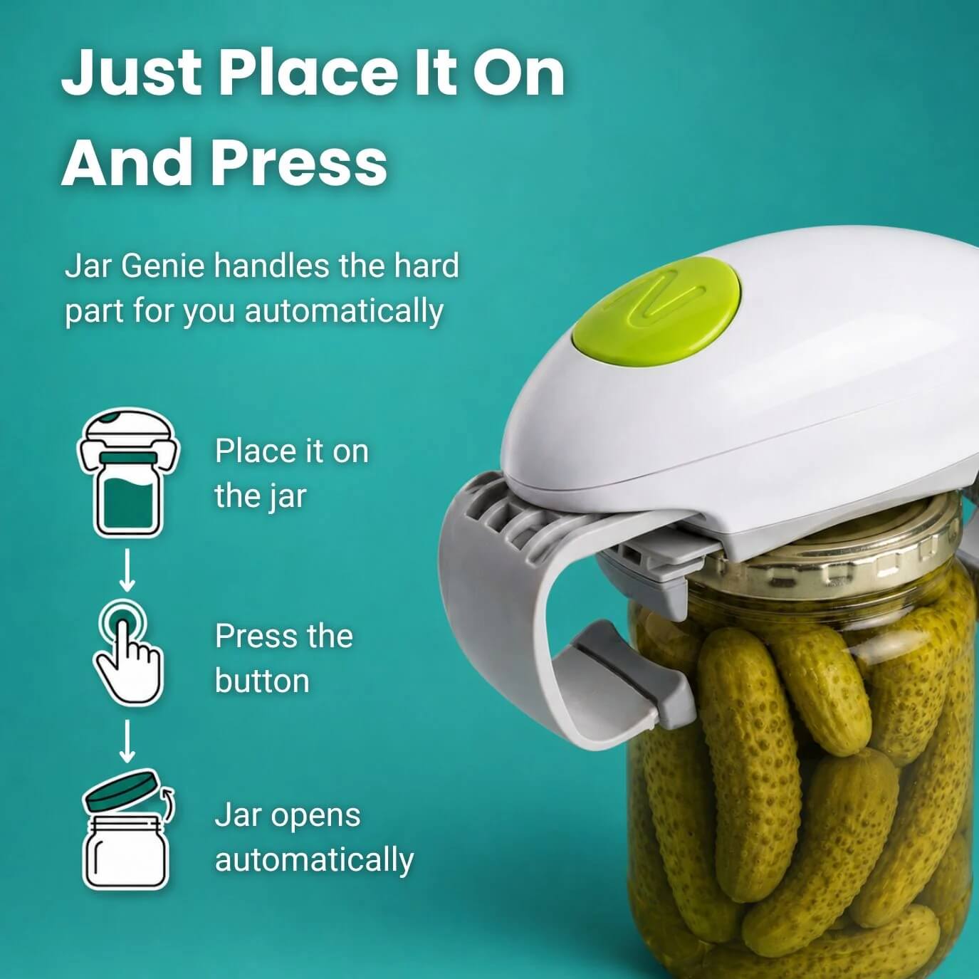 TwistGenie™ - Automatic Jar Opener