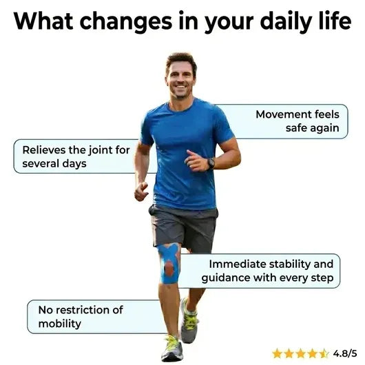 KneeFlex™ – Pre-Cut Knee Support That Moves With You