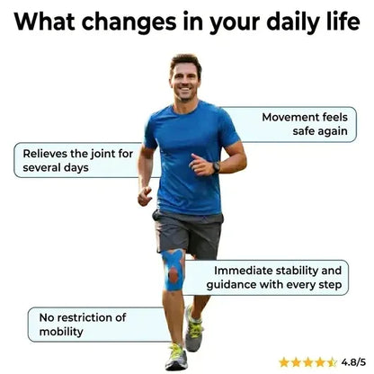 KneeFlex™ – Pre-Cut Knee Support That Moves With You
