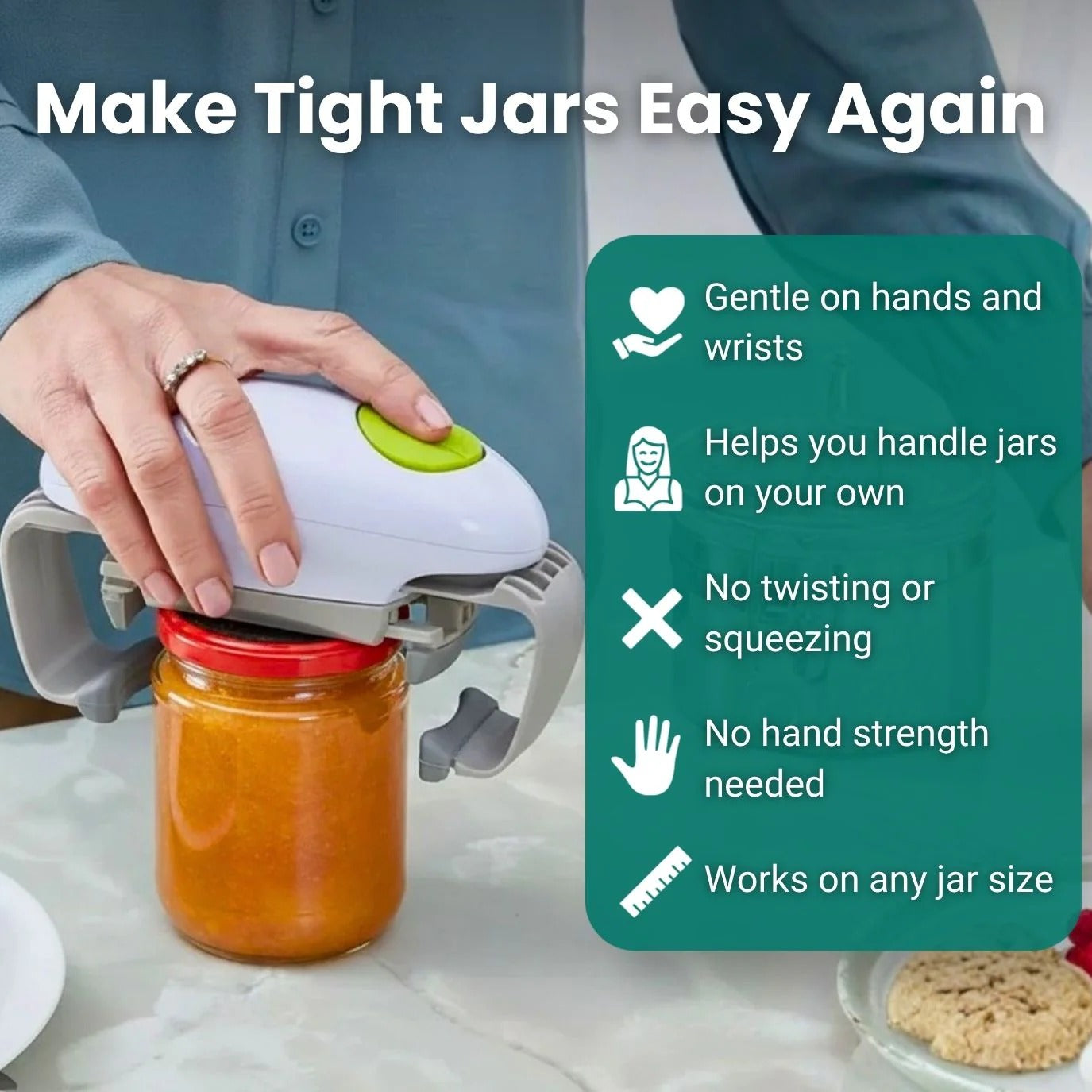 TwistGenie™ - Automatic Jar Opener