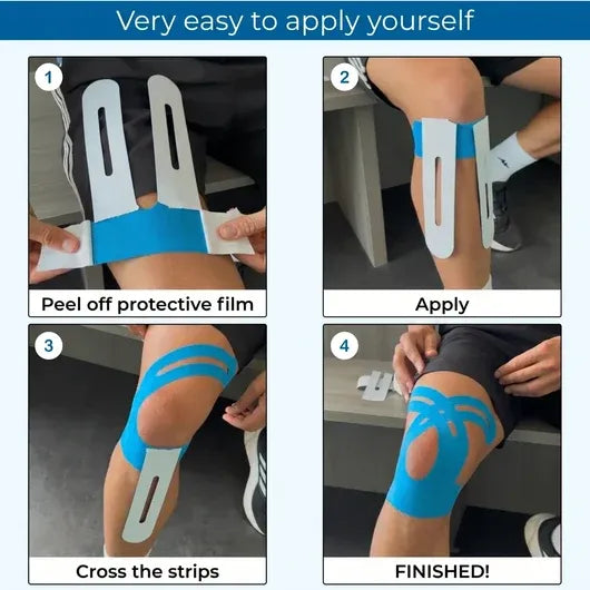 KneeFlex™ – Pre-Cut Knee Support That Moves With You