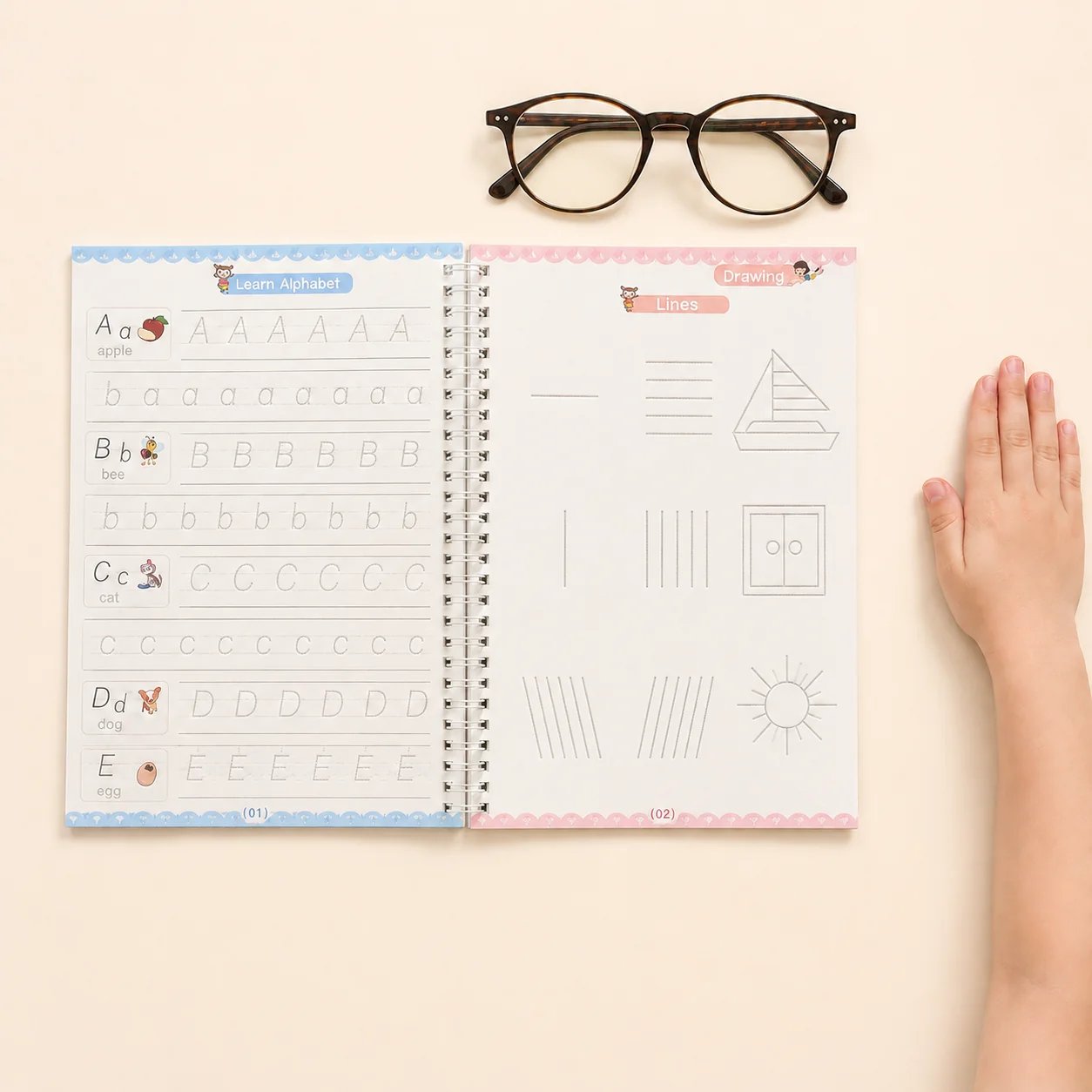 TraceMaster™ — The Screen-Free Grooved Writing Set That Teaches Perfect Handwriting Without the Tears
