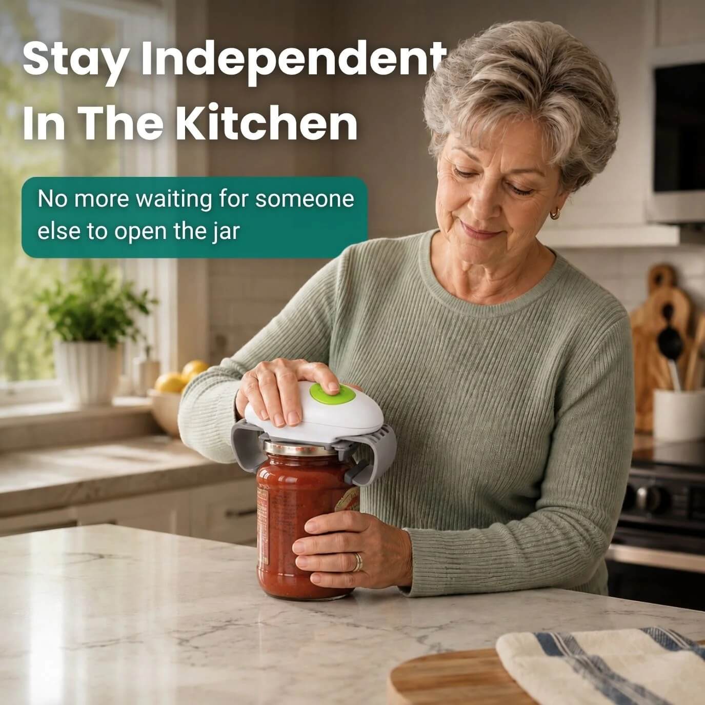 TwistGenie™ - Automatic Jar Opener