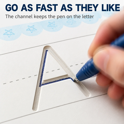TraceMaster™ — The Screen-Free Grooved Writing Set That Teaches Perfect Handwriting Without the Tears