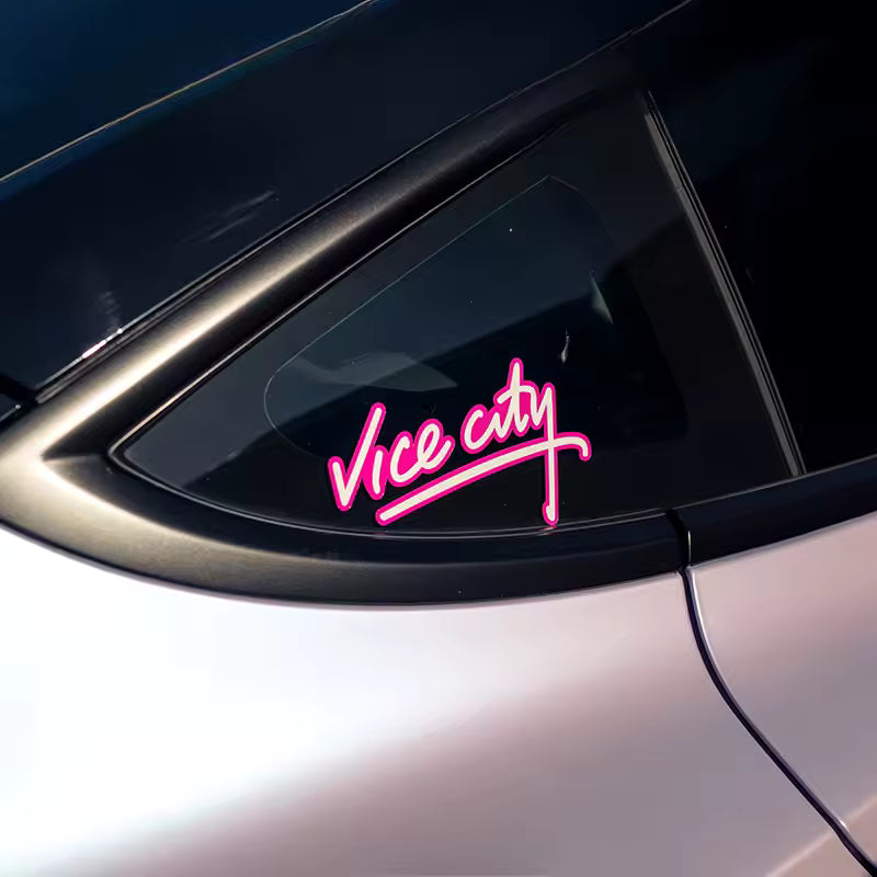 Sunset Vibes Moto & Car Sticker Pack