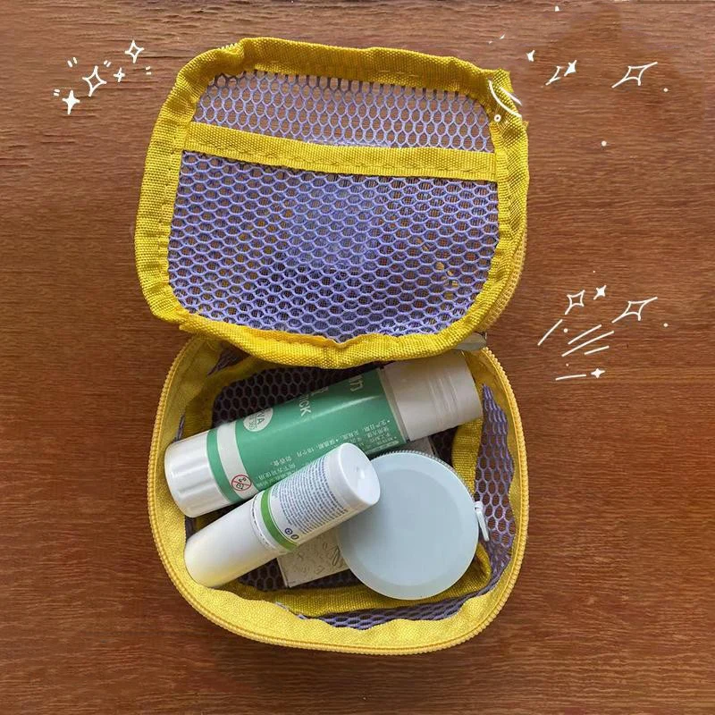 VeaVue™ - Large Mesh Makeup Bag – Lightweight & Big Capacity