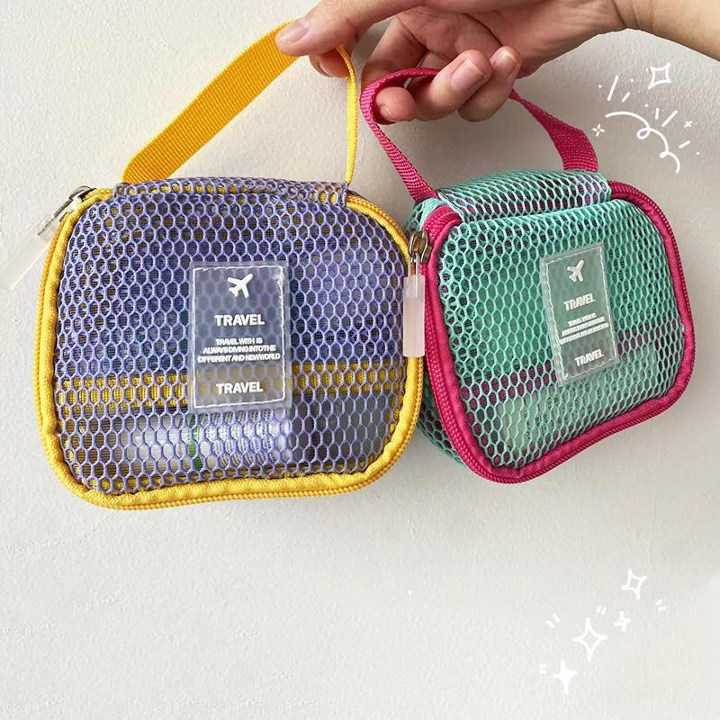 VeaVue™ - Large Mesh Makeup Bag – Lightweight & Big Capacity