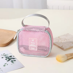 VeaVue™ - Large Mesh Makeup Bag – Lightweight & Big Capacity