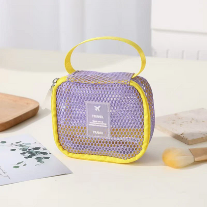 VeaVue™ - Large Mesh Makeup Bag – Lightweight & Big Capacity