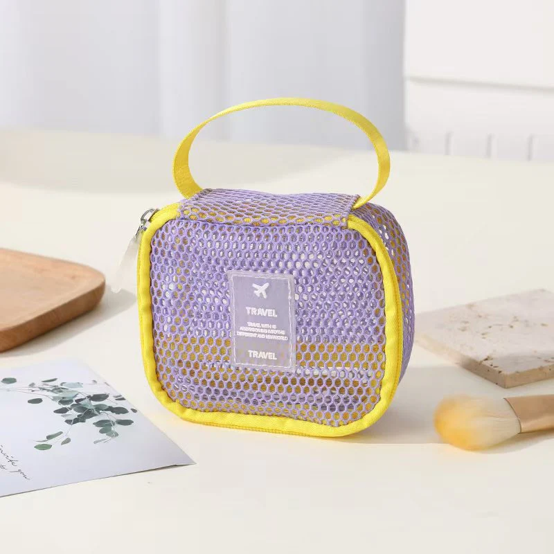VeaVue™ - Large Mesh Makeup Bag – Lightweight & Big Capacity