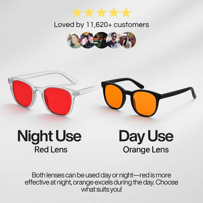 NoctiBloc™ - Unisex Red Lens Blue Light Glasses