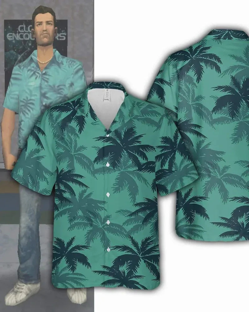 ISLANDDRIP™ - 80S MIAMI HAWAIIAN SHIRT