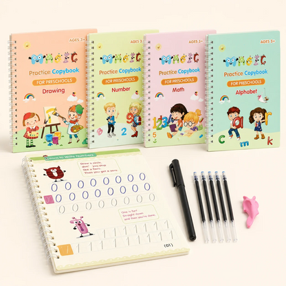 TraceMaster™ — The Screen-Free Grooved Writing Set That Teaches Perfect Handwriting Without the Tears