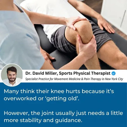 KneeFlex™ – Pre-Cut Knee Support That Moves With You