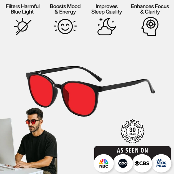 NoctiBloc™ - Unisex Red Lens Blue Light Glasses