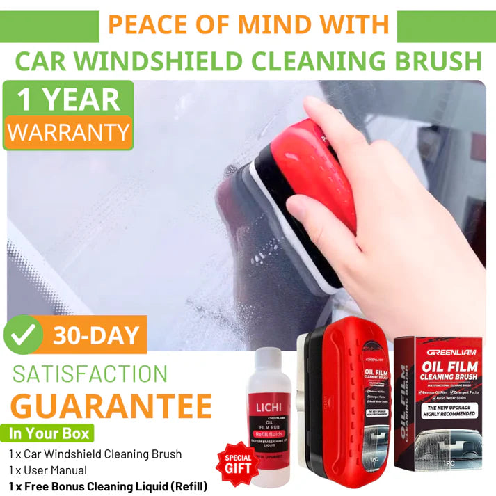 CrystalClear™ - Car Windshield Cleaning Brush