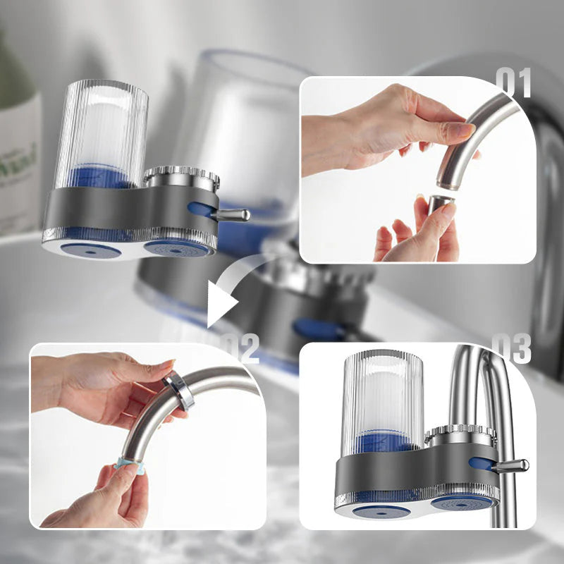 HydroPure™ - Faucet Water Purifier with Adapters